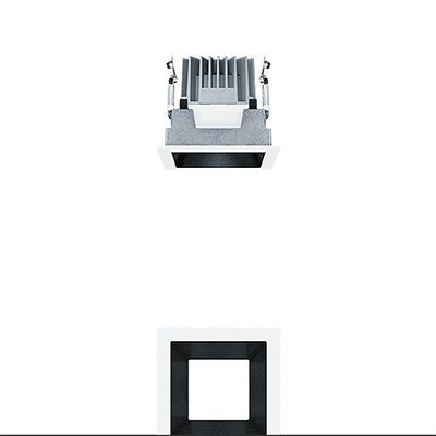 Zumtobel P-INF Q100L LED500-930 LDO BK WH LED Decken-Einbauleuchte 60817884