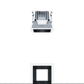 Zumtobel P-INF Q100L LED1000-940 LDO BK WH LED Decken-Einbauleuchte 60817949