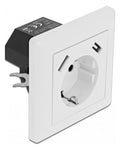 DELOCK Schuko+2xUSB 2,8A 55x55 11473