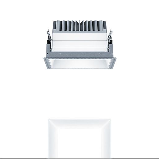 Zumtobel P-INF Q190H LED1800-940 LDO WH TL LED Decken-Einbauleuchte 60818265