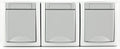 RED 2410-50-0030 Schuko Steckdose FR AP 3-fach IP54 waagrecht