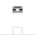 Zumtobel PANOS EVO Q140H 9W LED830 SWI WH WH LED Einbauleuchte 60815897