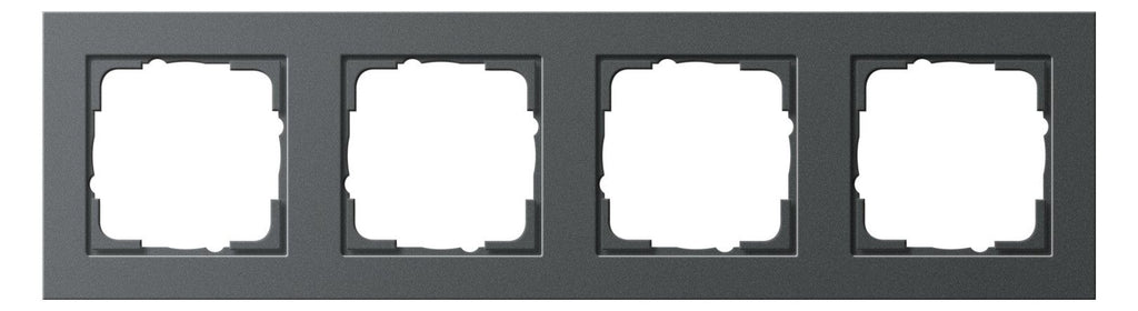 GIRA 021423 Abdeckrahmen 4fach E2 Anthrazit