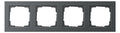 GIRA 021423 Abdeckrahmen 4fach E2 Anthrazit