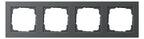 GIRA 021423 Abdeckrahmen 4fach E2 Anthrazit