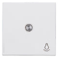 Kopp 490448003 HK07 Flächenwippe m.Linse u.Symbol "Licht" arktisweiß matt
