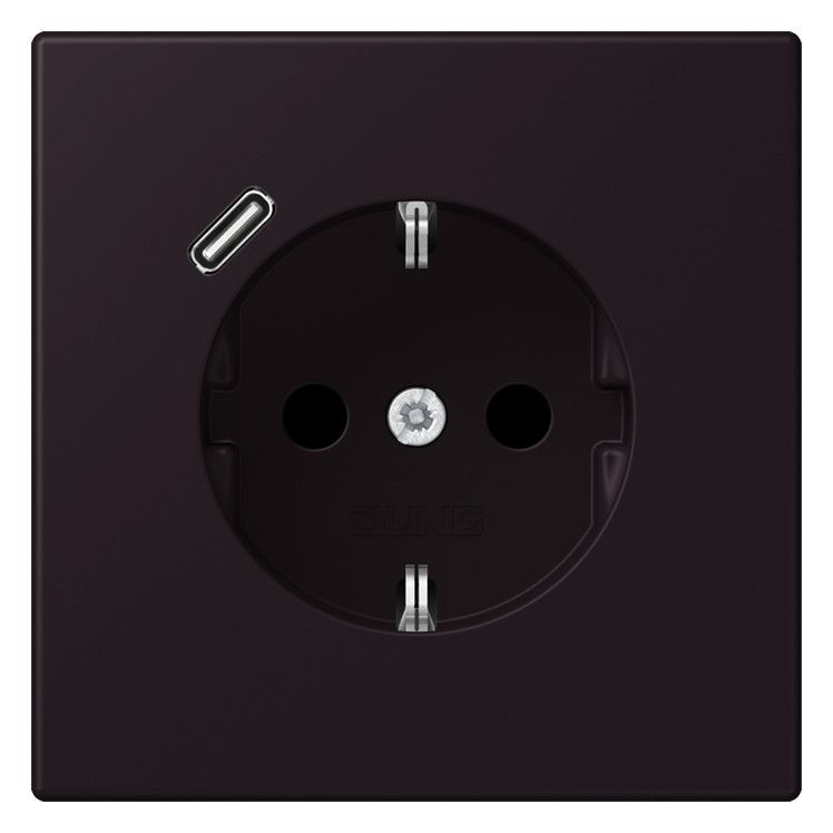 Jung LC1520-18C248 SCHUKO-Steckd.m.USB Typ C LC4320E