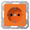 Jung A1520BFKOO SCHUKO-Steckdose m.Funktionsanzeige orange