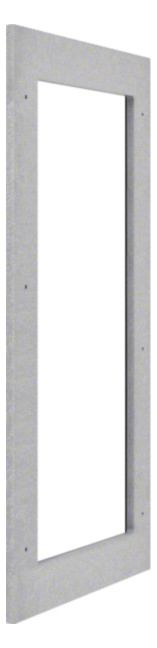Hager FZ301N Ausgleichsrahmen 1495x575x22 zur Vergrösserung Wandabst.