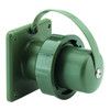 Bals 753 Schuko-Anbaugerätestecker ger. TN 16A 3p IP67 bronzegrün belg./franz.