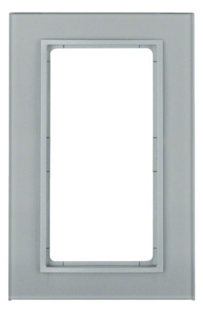 Berker 13096414 Glasrahmen m.großem Ausschnitt B.7 alu