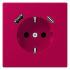 Jung LC1520-15CA230 SCHUKO-Steckd.m.USB Typ AC LC32101