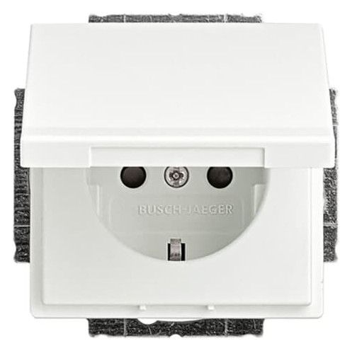 BJ 20 EUKB-884 SCHUKO Steckdosen-Einsatz studioweiß matt future linear