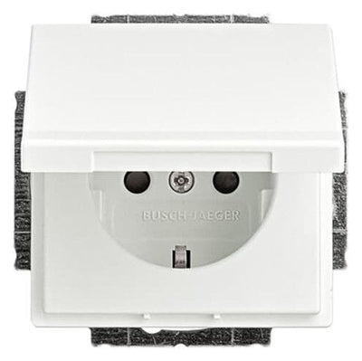 BJ 20 EUKB-884 SCHUKO Steckdosen-Einsatz studioweiß matt future linear