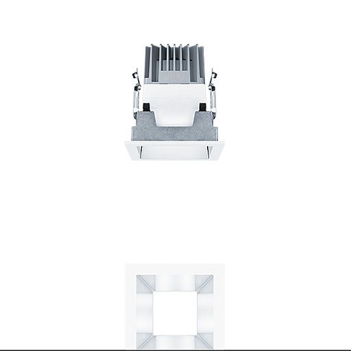 Zumtobel PANOS EVO Q100H 15W LED830 SWI AL WH LED Einbauleuchte 60815238