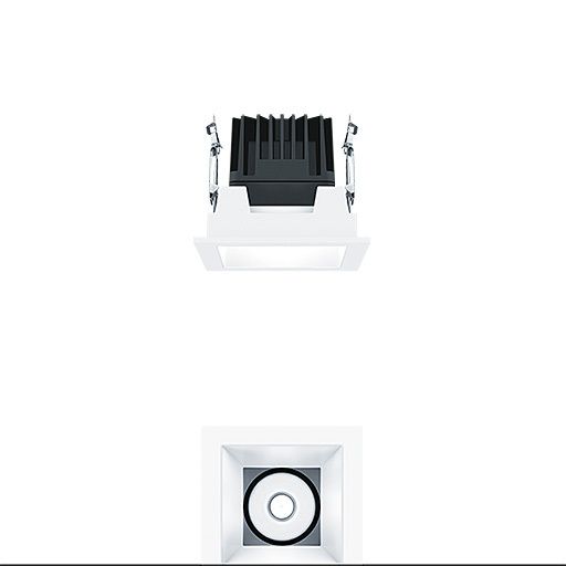 Zumtobel PANOS INF Q100L 15W LED940 LDO FL-WH WH LED Decken-EBleuchte 60816827