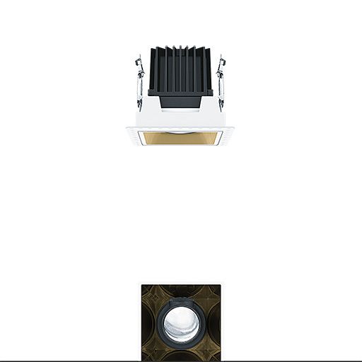 Zumtobel PANOS INF Q100V 15W LED940 LDO SP-GD TL LED Decken-EBleuchte 60817546