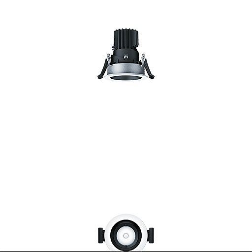 Zumtobel PANOS INF R68V 10W LED940 LDO SP-BK WH LED Decken-EBleuchte 9 60816912
