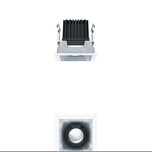 Zumtobel PANOS INF Q100V 15W LED930 LDO SP-SM WH LED Decken-EBleuchte 60817521
