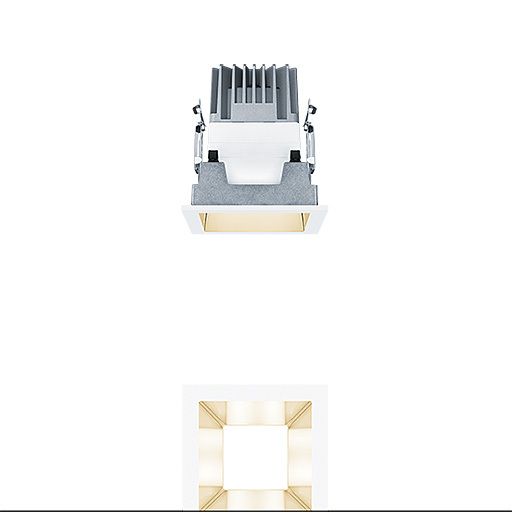 Zumtobel PANOS EVO Q100H 15W LED840 SWI GD WH LED Einbauleuchte 62906989