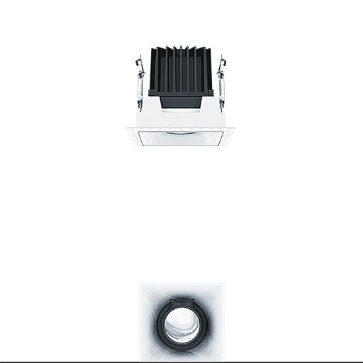 Zumtobel PANOS INF Q100V 22W LED930 LDO FL-WH TL LED Decken-EBleuchte 60817243