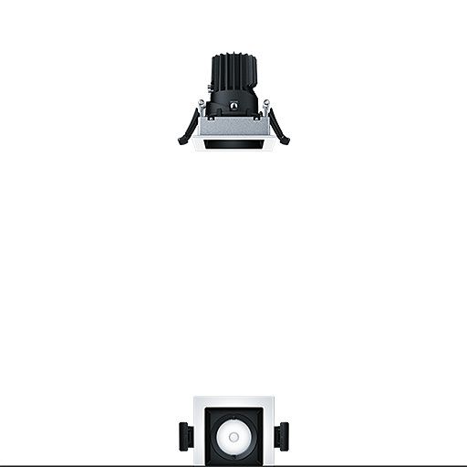 Zumtobel PANOS INF Q68V 10W LED930 LDO SP-BK WH LED Decken-EBleuchte 9 60816929