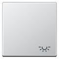 Jung A590LAL Wippe Symbol Licht Serie A aluminium