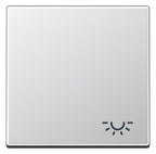 Jung A590LAL Wippe Symbol Licht Serie A aluminium