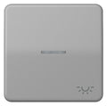 Jung CD590KO5LGR Wippe Symbol Licht m.Lichtleiter grau