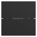 GIRA 5031905 Wippenset 1fach indiv. Tastsensor4 TS4 Alu Schwarz matt(lack.)
