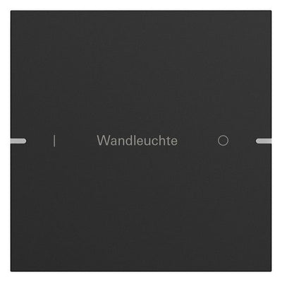 GIRA 5031905 Wippenset 1fach indiv. Tastsensor4 TS4 Alu Schwarz matt(lack.)