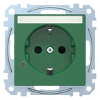 Mert MEG 2303-0304 SCHUKO-Steckdose BRS Sonder Ko.+Schriftf. StK SV grün Sys.M