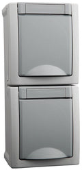 RED 2410-50-0024 Schuko Steckdose FR AP 2-fach IP54 senkrecht