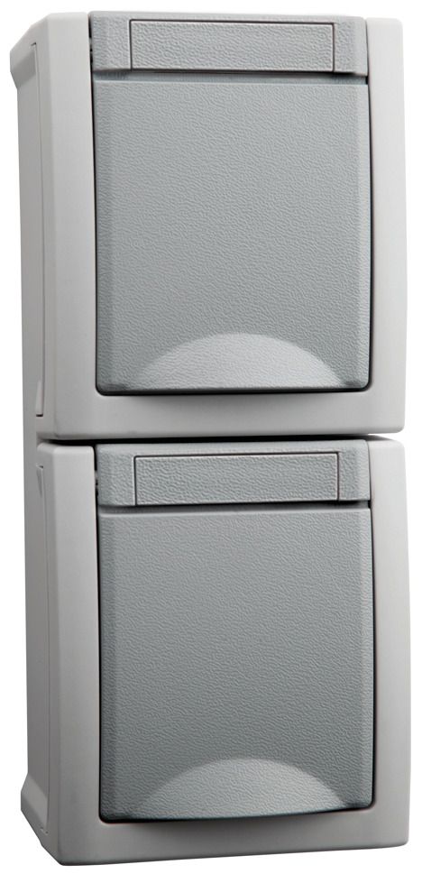 RED 2410-50-0024 Schuko Steckdose FR AP 2-fach IP54 senkrecht