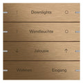 GIRA 503438 Wippenset 4fach indiv. Tastsensor4 TS4 Bronze