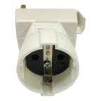 XTSA 67S-3 Schuko Adapter White 3-Circuit 142146