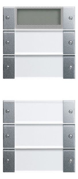 GIRA 214526 Wippenset 5fach Plus (2+3) BSF System 55 Klar/Farbe Alu