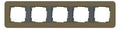 GIRA 0215426 Abdeckrahmen 5fach E3 Umbra/Anthrazit Soft-Touch