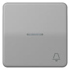 Jung CD590KO5KGR Wippe Symbol Klingel m.Lichtleiter grau