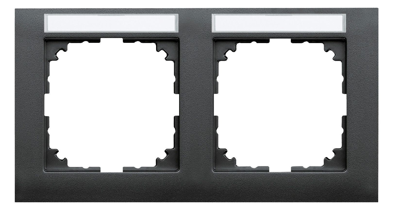 Mert MEG 4021-3614 M-Pure-Rahmen 2f m.Beschriftungsträger waag anth M-Pure