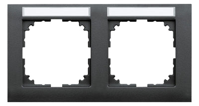 Mert MEG 4021-3614 M-Pure-Rahmen 2f m.Beschriftungsträger waag anth M-Pure