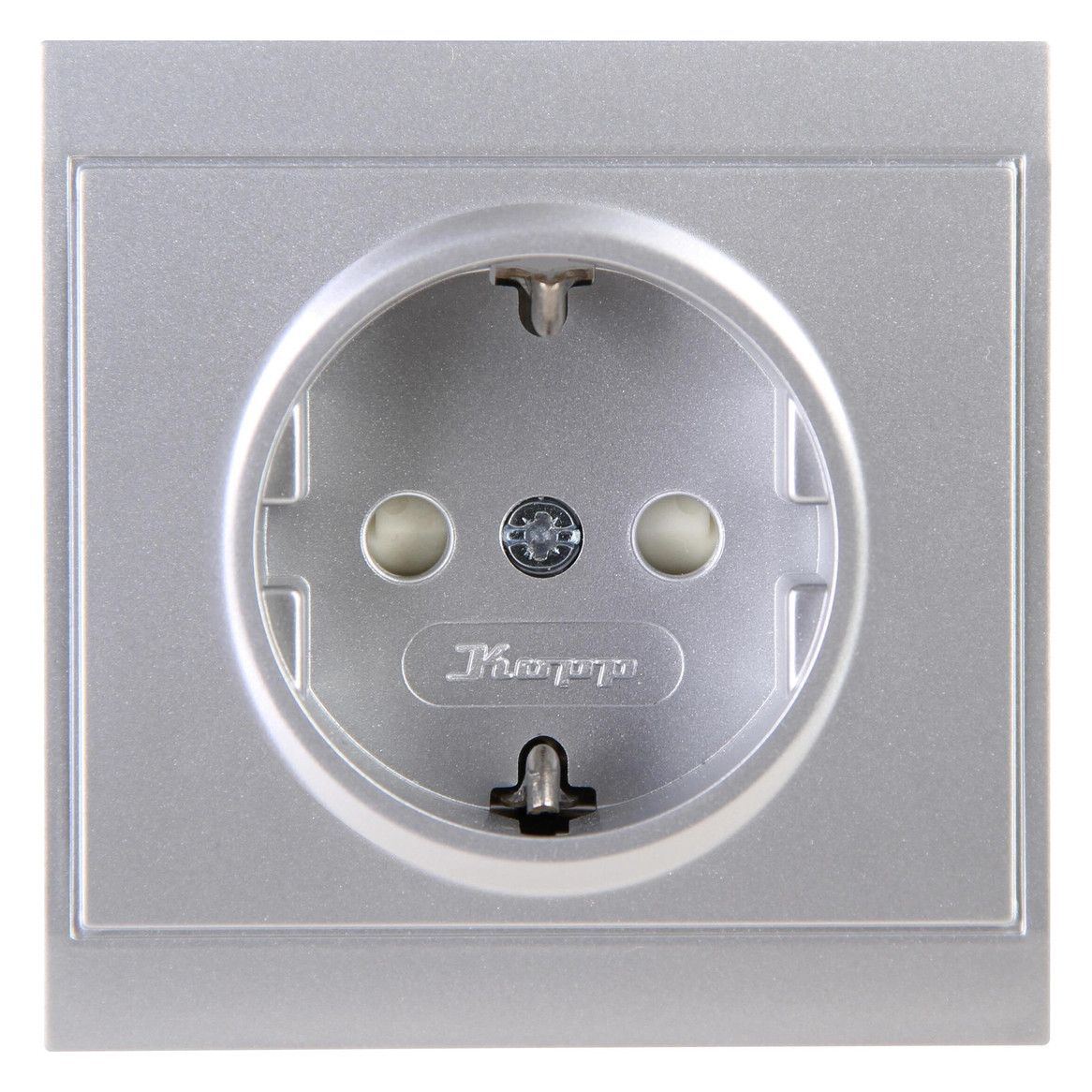 Kopp 923420087 MALTA Schuko Steckdose erh.Ber.schutz silber