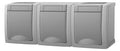 Panasonic 90591498-DE Pacific Schuko Steckdose 3-fach waagrecht FR-AP IP54