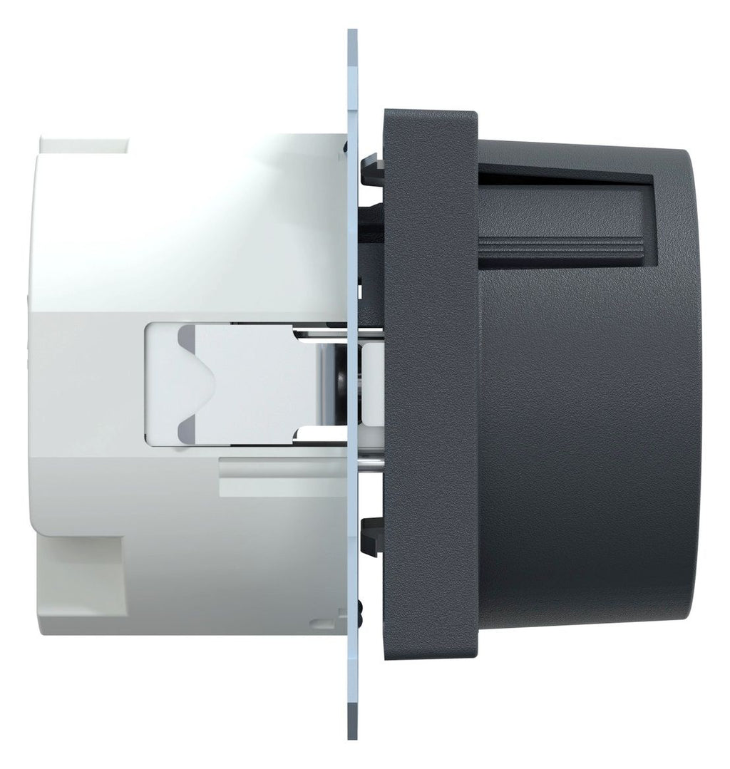 Mert 232814 FI-SCHUKO-Steckdose BRS anthrazit System M