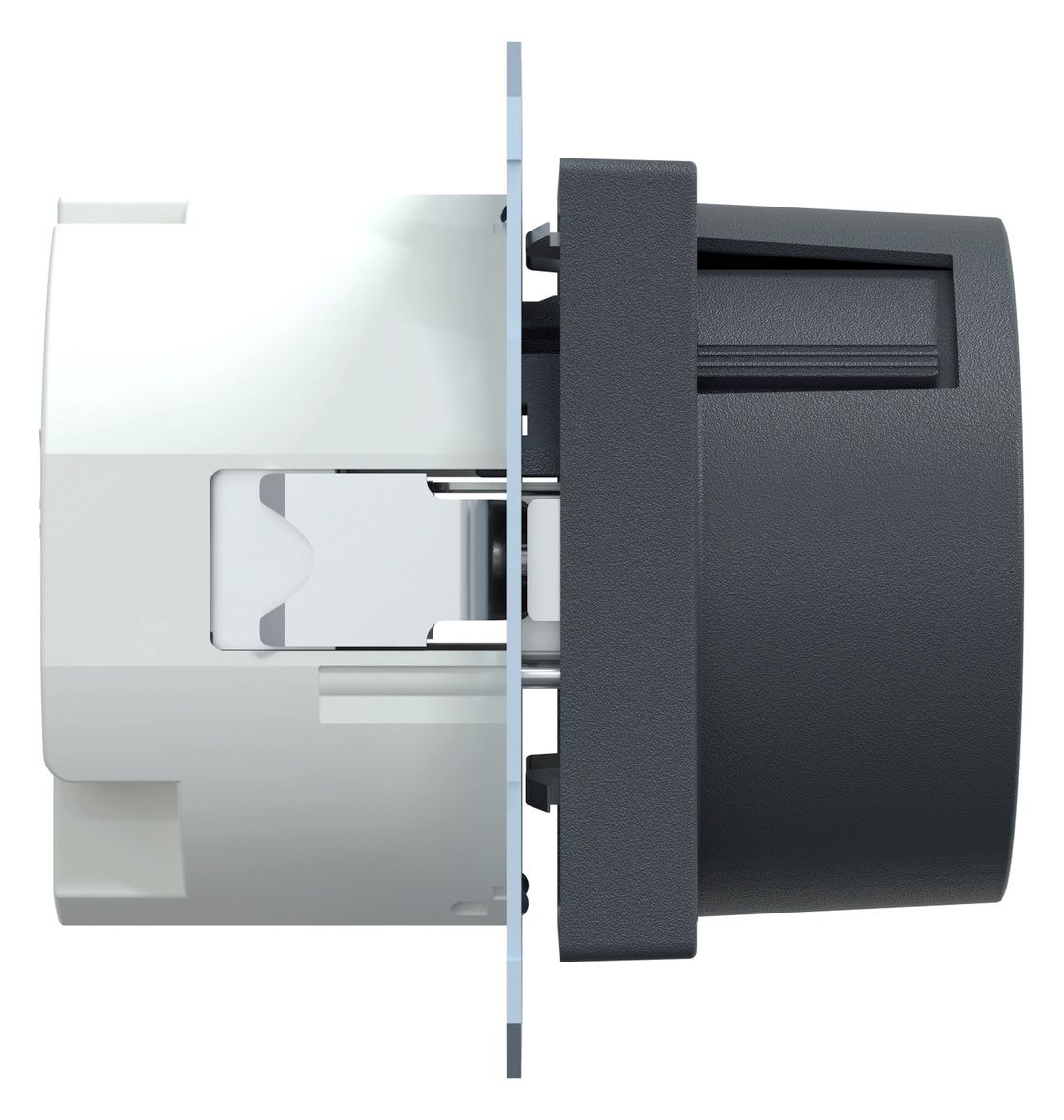 Mert 232814 FI-SCHUKO-Steckdose BRS anthrazit System M