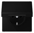 Jung LS1520NBFKLSWM SCHUKO Steckd.m.Klappd.