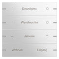 GIRA 503417 Wippenset 4fach indiv. Tastsensor4 TS4 Alu (eloxiert)