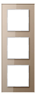 Jung AC583GLCH Glasrahmen 3fach Serie A creation champagner