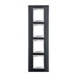 GEWISS GW16229VA Abdeckrahmen LUX International 2+2+2+2M vert. Schiefer