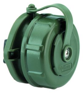 Bals 7186 Schuko-Anbausteckdose TN gerade 16A 3p IP68 bronzegrün belg./fra